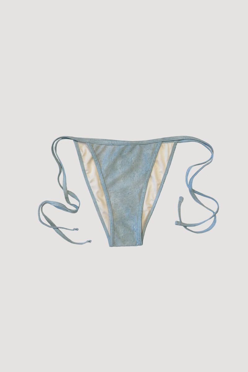 Hakea Beam Tie Side String Bikini Bottom in Sea Glass | Sustainable ...