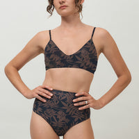 Palma Top | Leaf Print