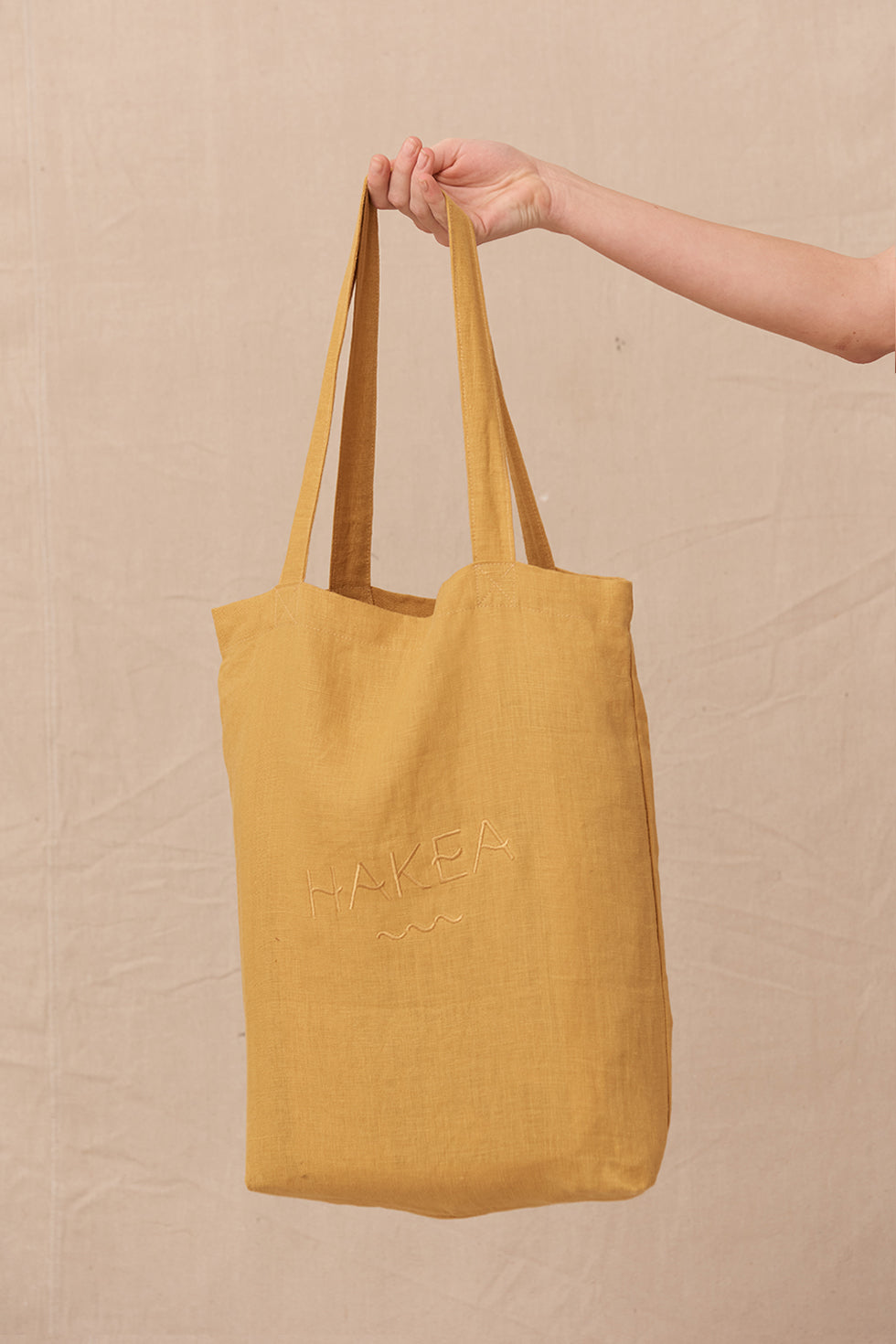 Hakea Linen Tote | Mustard