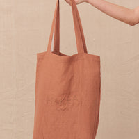 Hakea Linen Tote | Terracotta