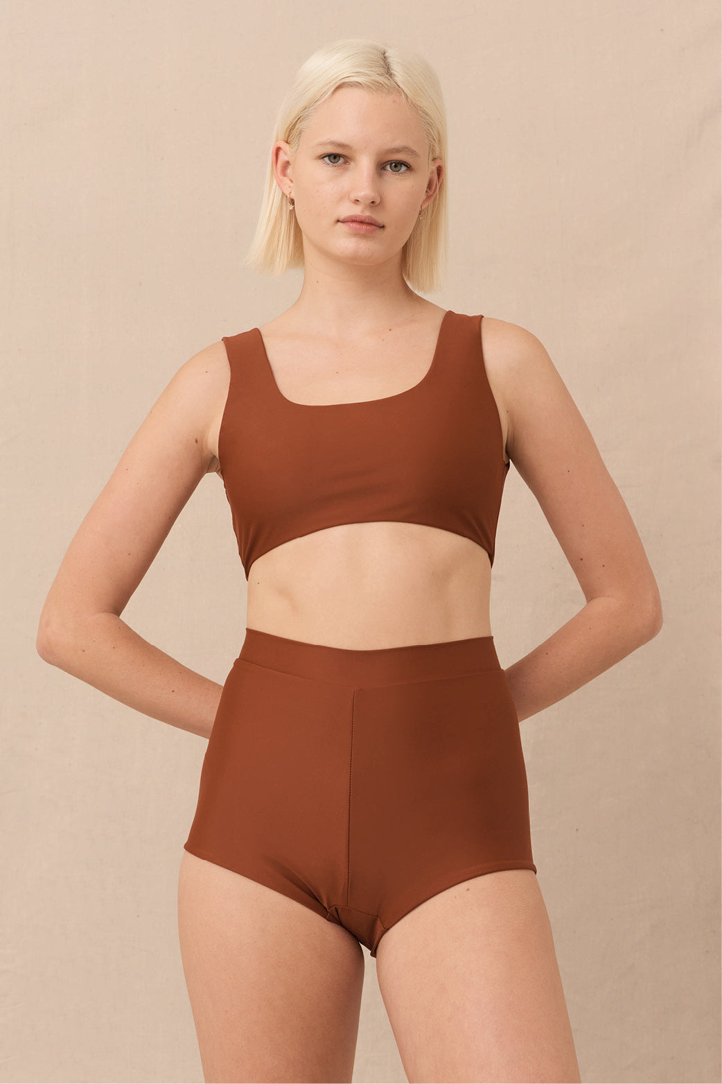 Dune Crop Top | Rust