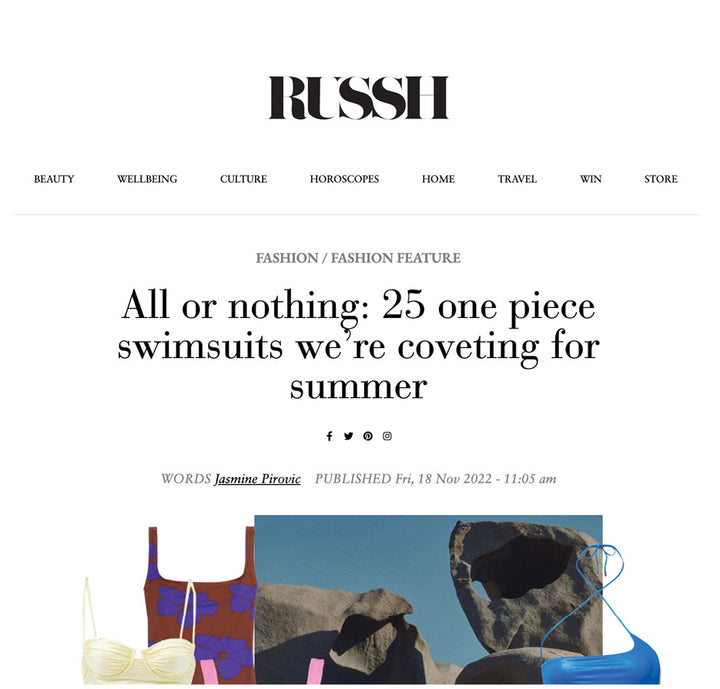Russh: 25 One Piece Swimsuits We're Coverting For Summer