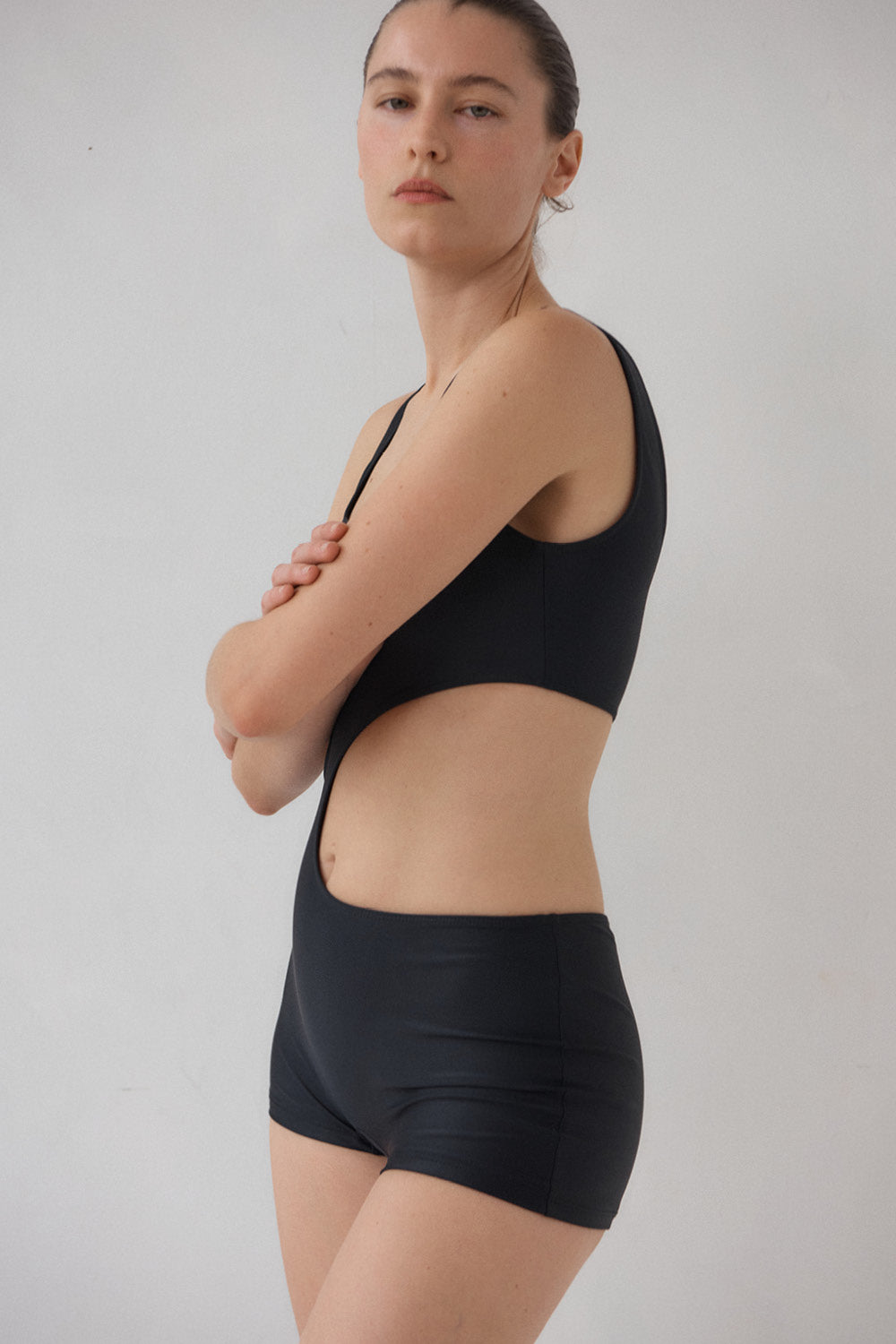 Cutout One Piece | Black