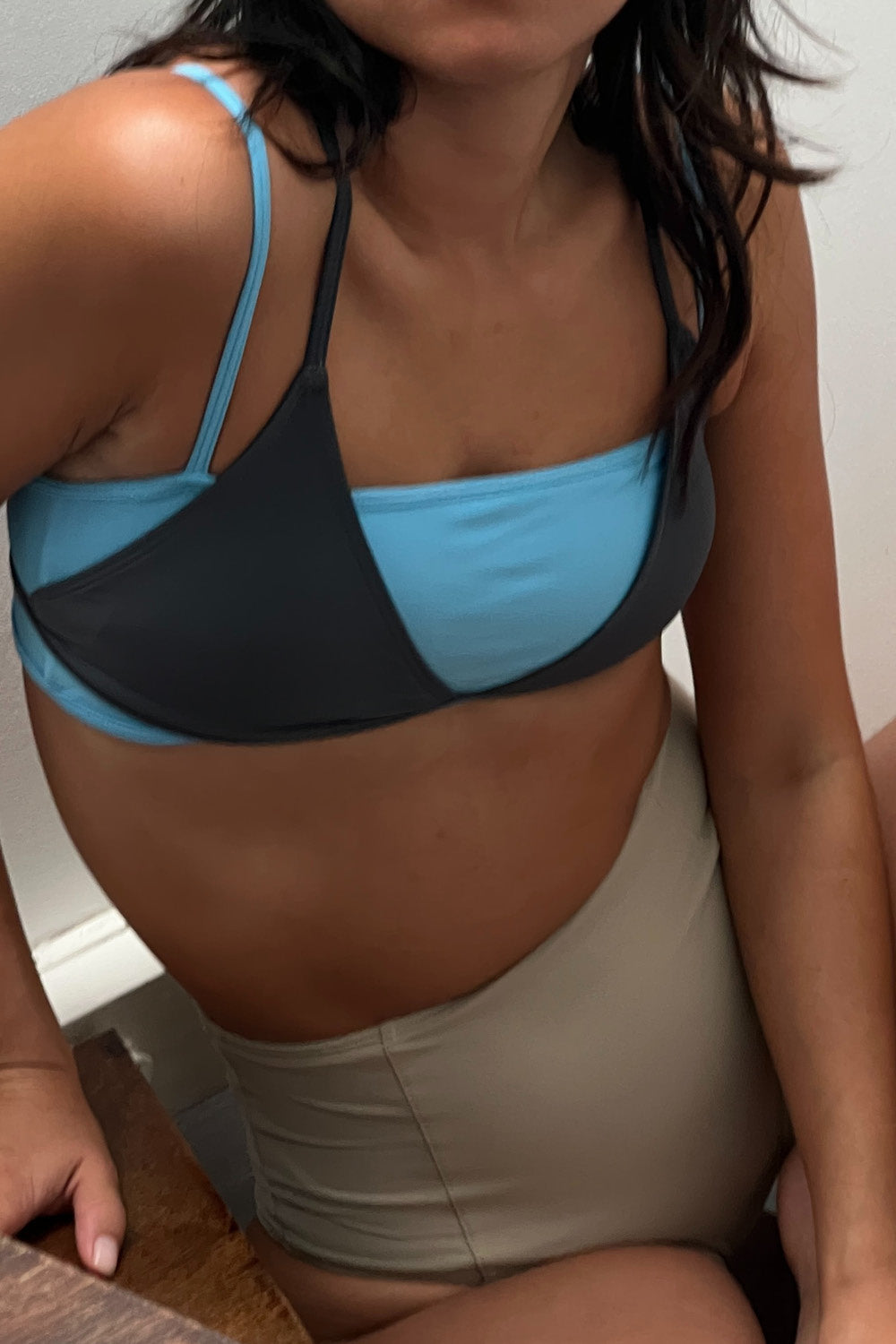 Jardin Bandeau Top | Lake Blue