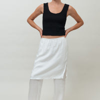 Lucia Shirred Tank | Black
