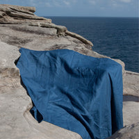 Linen Beach Blanket | Sea