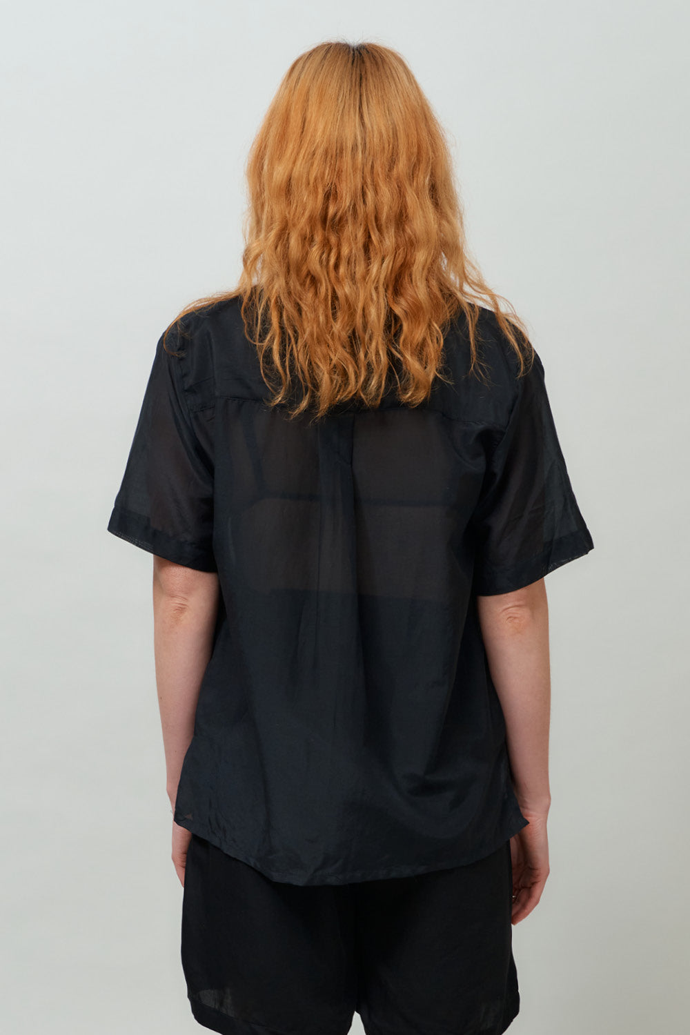 Valentina Sheer Shirt | Black