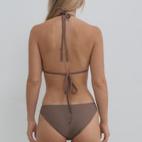 Voyage Tie Top | Latte Eyelet
