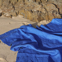 Linen Beach Blanket | Ocean
