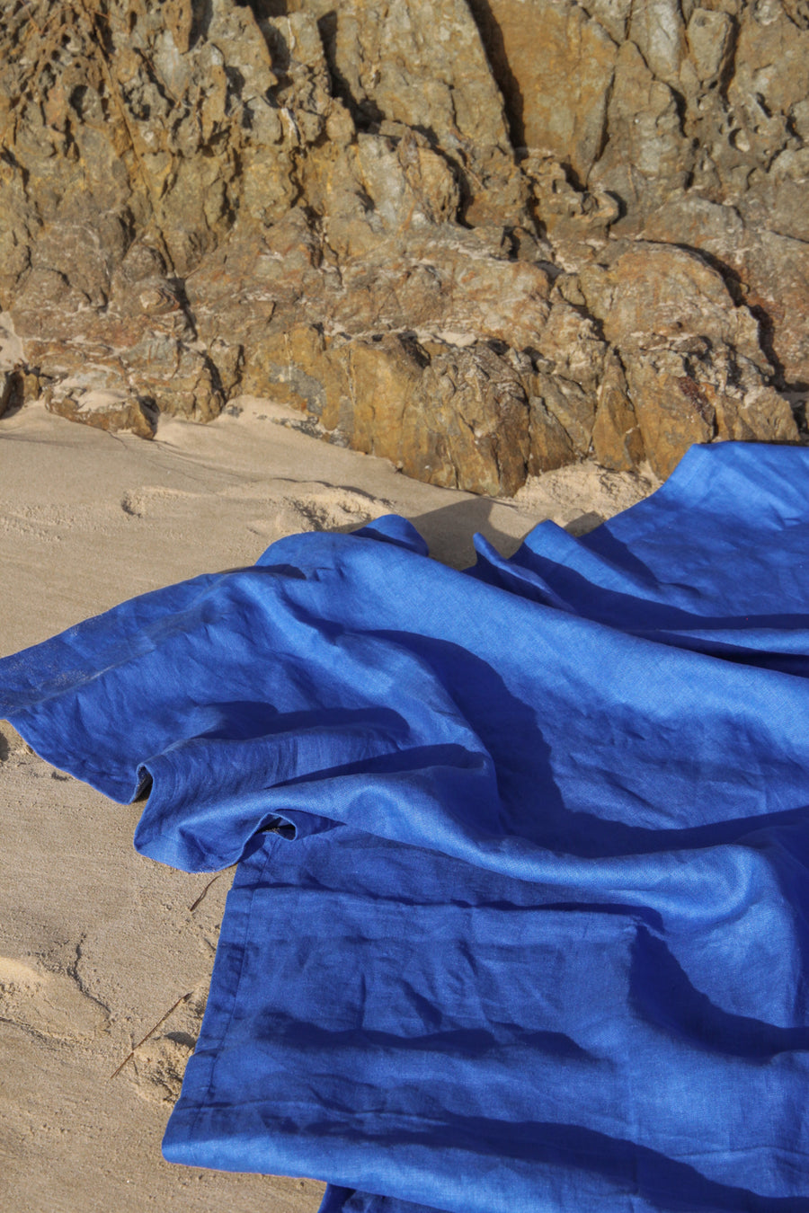 Linen Beach Blanket | Ocean