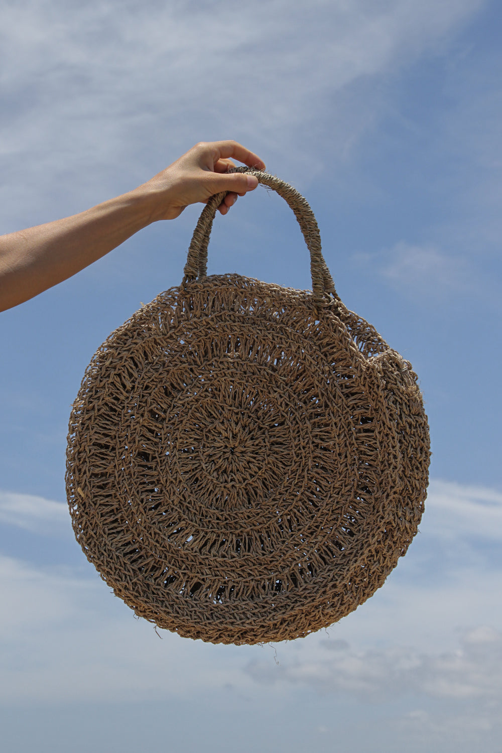 Circle Woven Tote