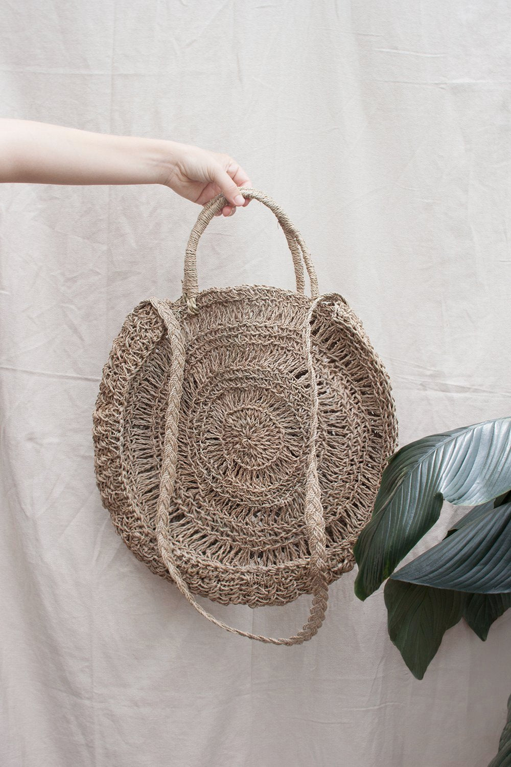 Circle Woven Tote